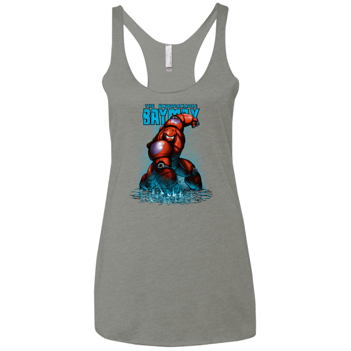 T-Shirts Venetian Grey / X-Small Unbreakable Hero Women's Triblend Racerback Tank