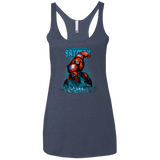 T-Shirts Vintage Navy / X-Small Unbreakable Hero Women's Triblend Racerback Tank