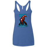 T-Shirts Vintage Royal / X-Small Unbreakable Hero Women's Triblend Racerback Tank