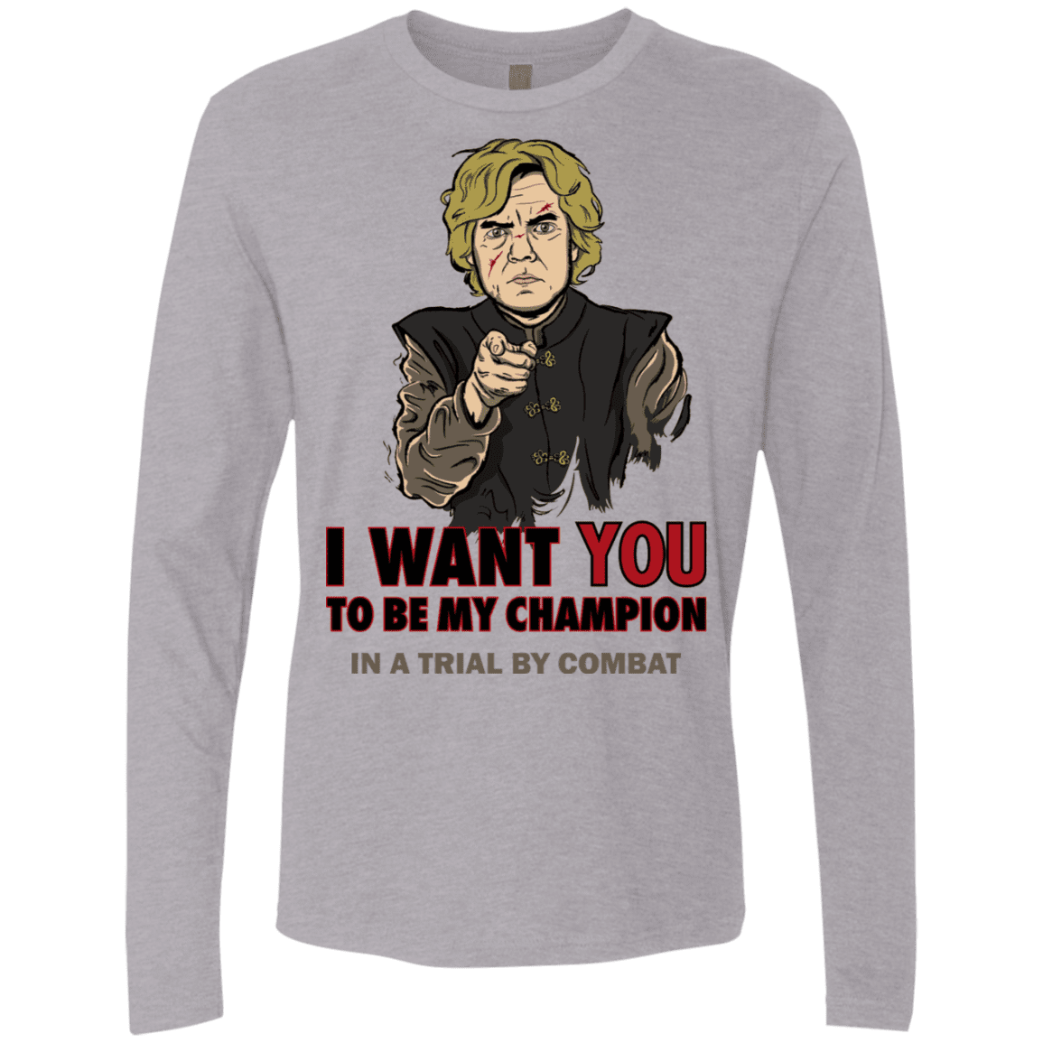 T-Shirts Heather Grey / S Uncle Imp Men's Premium Long Sleeve