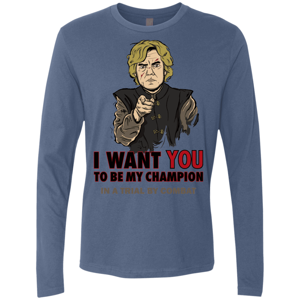 T-Shirts Indigo / S Uncle Imp Men's Premium Long Sleeve