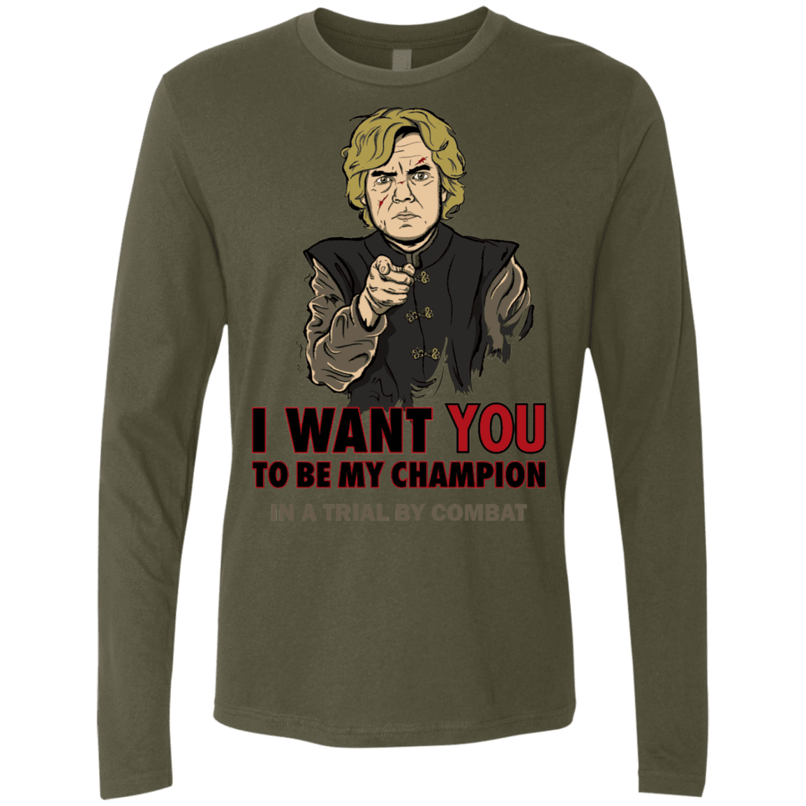 T-Shirts Military Green / S Uncle Imp Men's Premium Long Sleeve