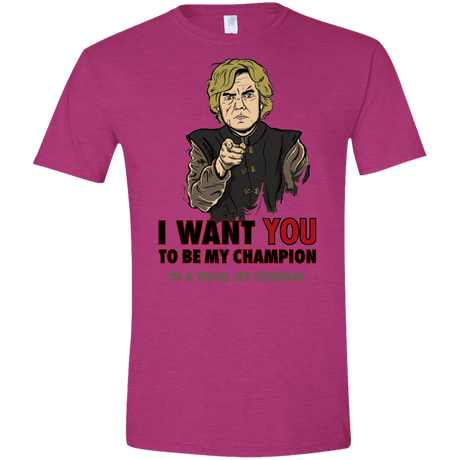 T-Shirts Antique Heliconia / S Uncle Imp Men's Semi-Fitted Softstyle