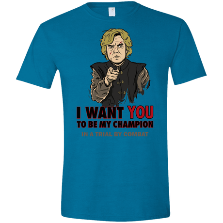 T-Shirts Antique Sapphire / S Uncle Imp Men's Semi-Fitted Softstyle