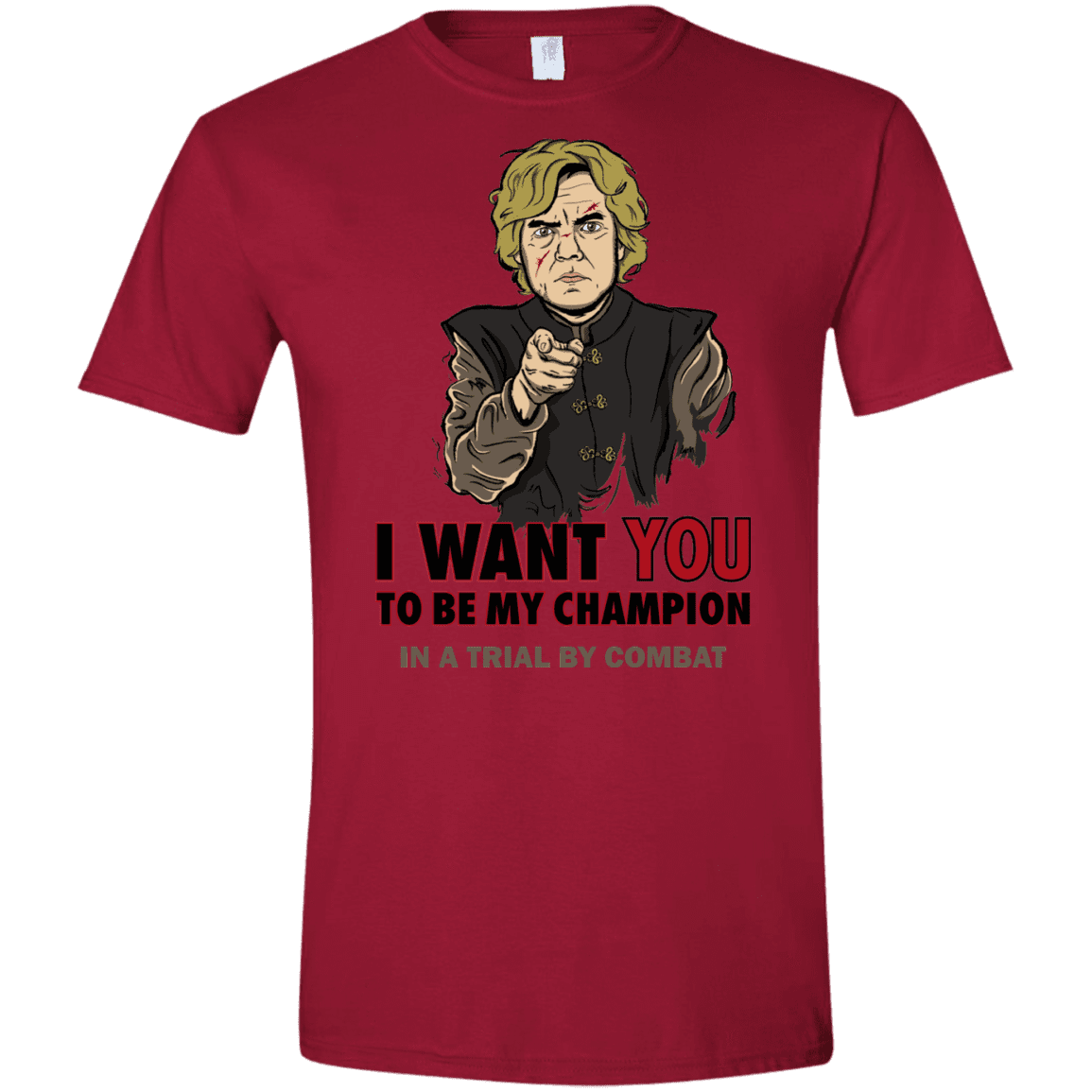 T-Shirts Cardinal Red / S Uncle Imp Men's Semi-Fitted Softstyle