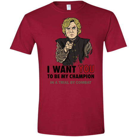 T-Shirts Cardinal Red / S Uncle Imp Men's Semi-Fitted Softstyle