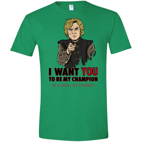 T-Shirts Heather Irish Green / M Uncle Imp Men's Semi-Fitted Softstyle