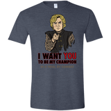 T-Shirts Heather Navy / S Uncle Imp Men's Semi-Fitted Softstyle