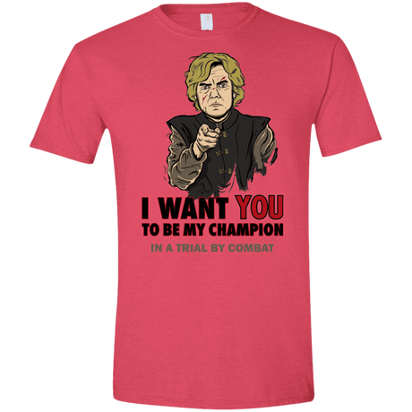 T-Shirts Heather Red / S Uncle Imp Men's Semi-Fitted Softstyle