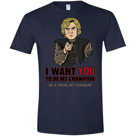 T-Shirts Navy / X-Small Uncle Imp Men's Semi-Fitted Softstyle