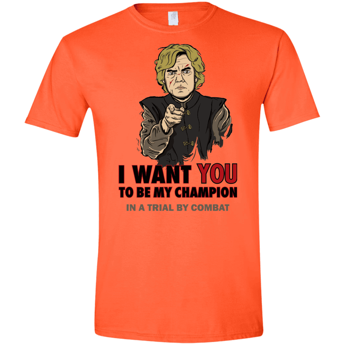 T-Shirts Orange / S Uncle Imp Men's Semi-Fitted Softstyle