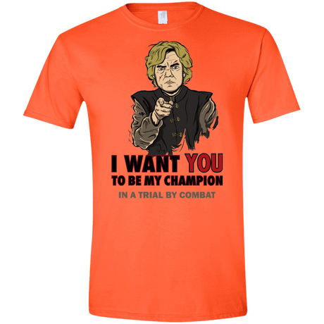 T-Shirts Orange / S Uncle Imp Men's Semi-Fitted Softstyle