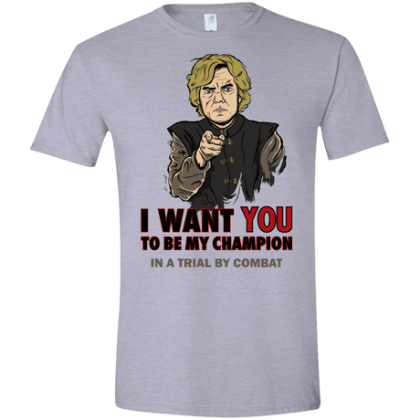 T-Shirts Sport Grey / X-Small Uncle Imp Men's Semi-Fitted Softstyle