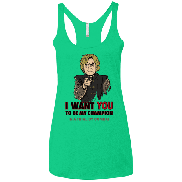 T-Shirts Envy / X-Small Uncle Imp Women's Triblend Racerback Tank