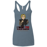 T-Shirts Indigo / X-Small Uncle Imp Women's Triblend Racerback Tank