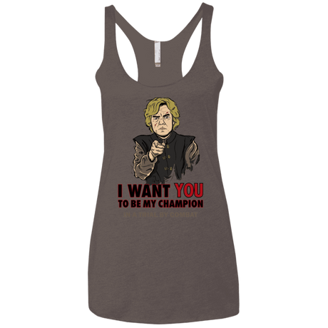 T-Shirts Macchiato / X-Small Uncle Imp Women's Triblend Racerback Tank