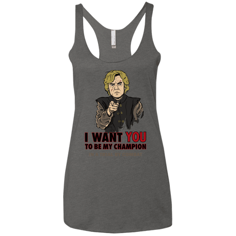 T-Shirts Premium Heather / X-Small Uncle Imp Women's Triblend Racerback Tank