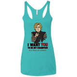 T-Shirts Tahiti Blue / X-Small Uncle Imp Women's Triblend Racerback Tank