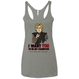 T-Shirts Venetian Grey / X-Small Uncle Imp Women's Triblend Racerback Tank