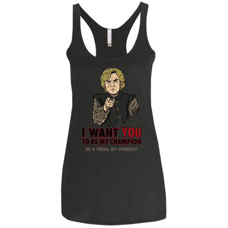 T-Shirts Vintage Black / X-Small Uncle Imp Women's Triblend Racerback Tank