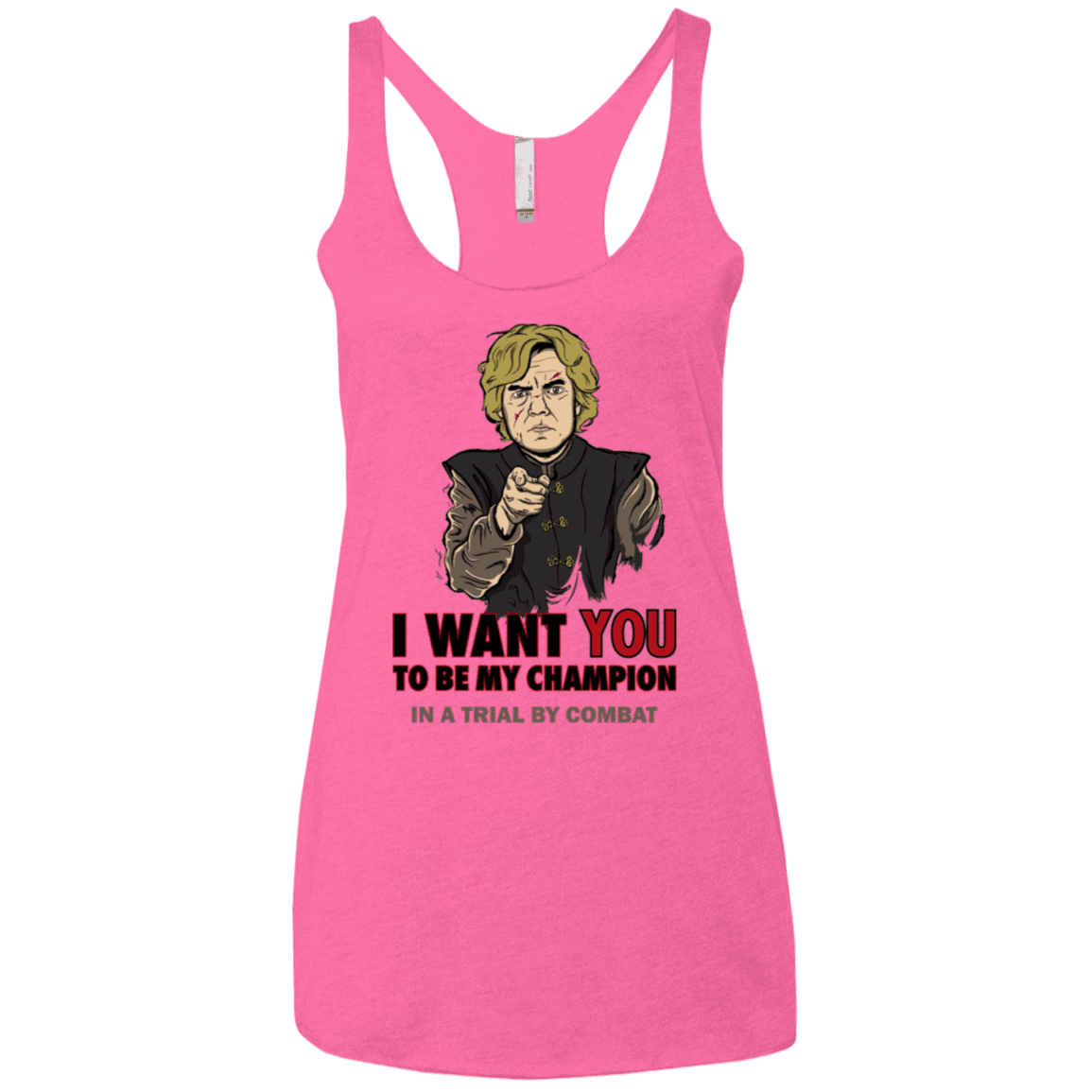 T-Shirts Vintage Pink / X-Small Uncle Imp Women's Triblend Racerback Tank