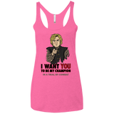 T-Shirts Vintage Pink / X-Small Uncle Imp Women's Triblend Racerback Tank