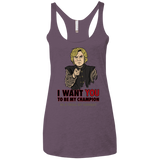 T-Shirts Vintage Purple / X-Small Uncle Imp Women's Triblend Racerback Tank