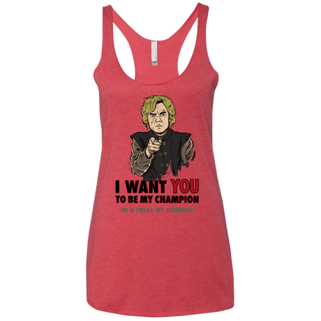 T-Shirts Vintage Red / X-Small Uncle Imp Women's Triblend Racerback Tank