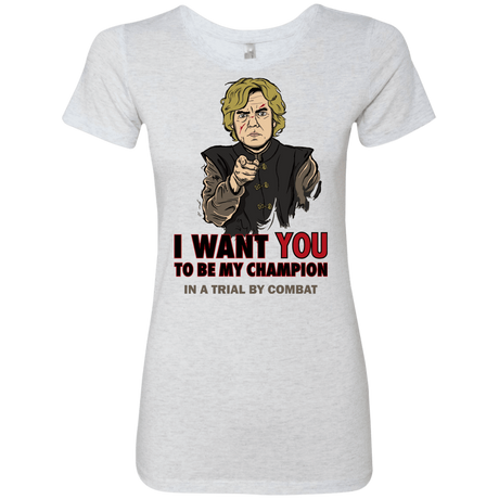 T-Shirts Heather White / S Uncle Imp Women's Triblend T-Shirt