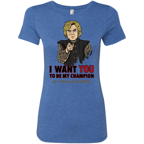 T-Shirts Vintage Royal / S Uncle Imp Women's Triblend T-Shirt