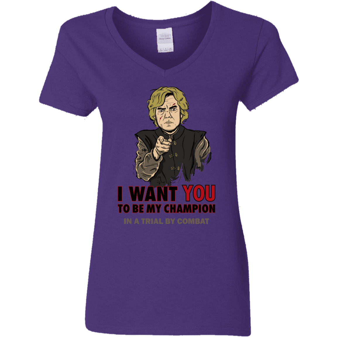 T-Shirts Purple / S Uncle Imp Women's V-Neck T-Shirt