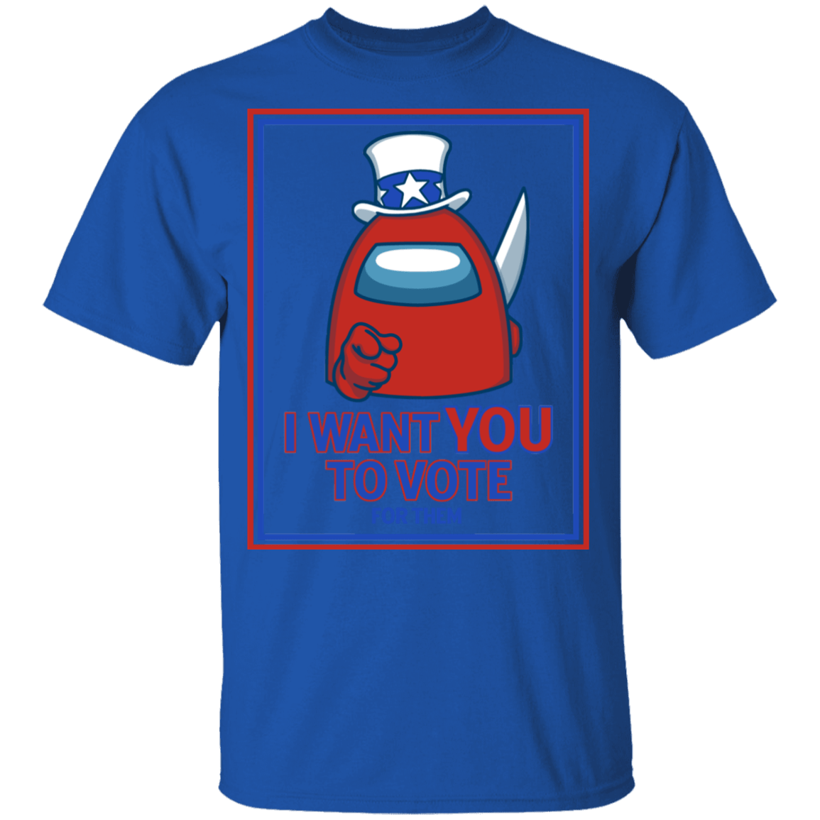 T-Shirts Royal / YXS Uncle Impostor Youth T-Shirt