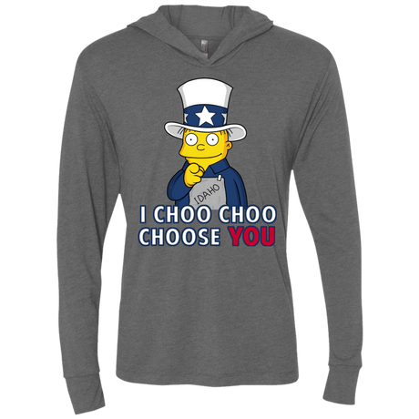 Uncle Ralph Triblend Long Sleeve Hoodie Tee