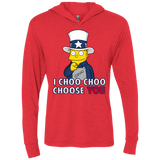 T-Shirts Vintage Red / X-Small Uncle Ralph Triblend Long Sleeve Hoodie Tee