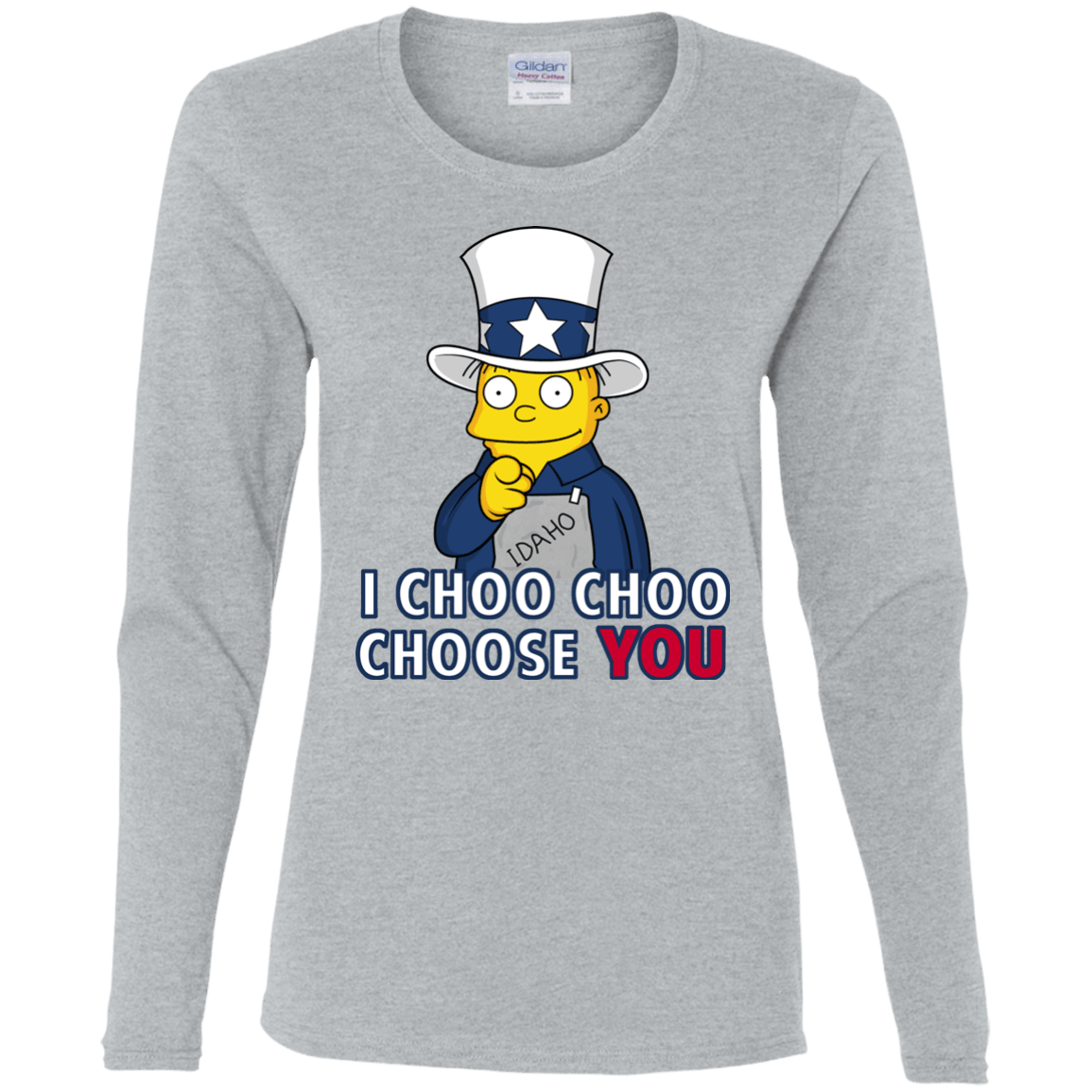 T-Shirts Sport Grey / S Uncle Ralph Women's Long Sleeve T-Shirt