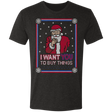 T-Shirts Vintage Black / S unclesanta Men's Triblend T-Shirt