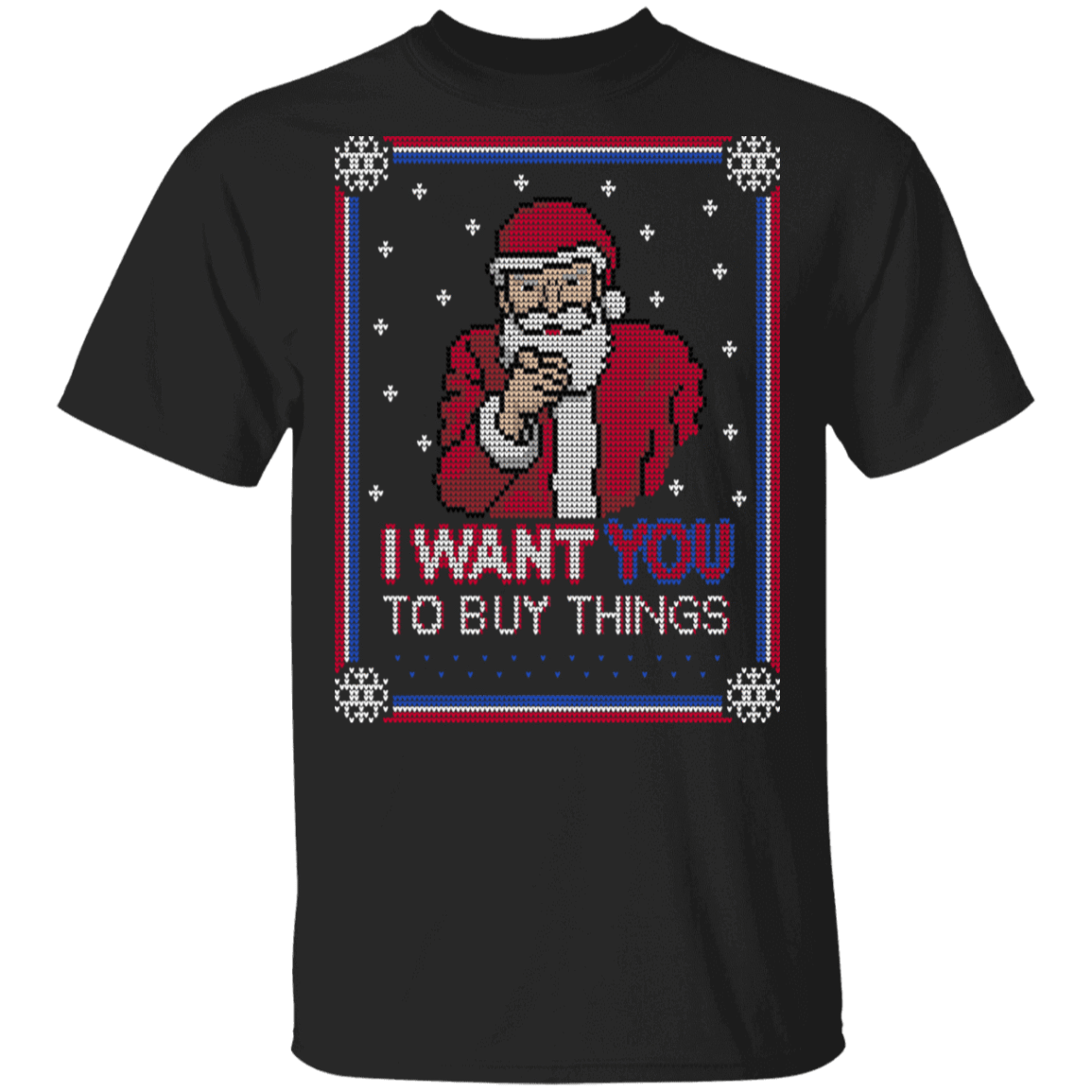 T-Shirts Black / S unclesanta T-Shirt