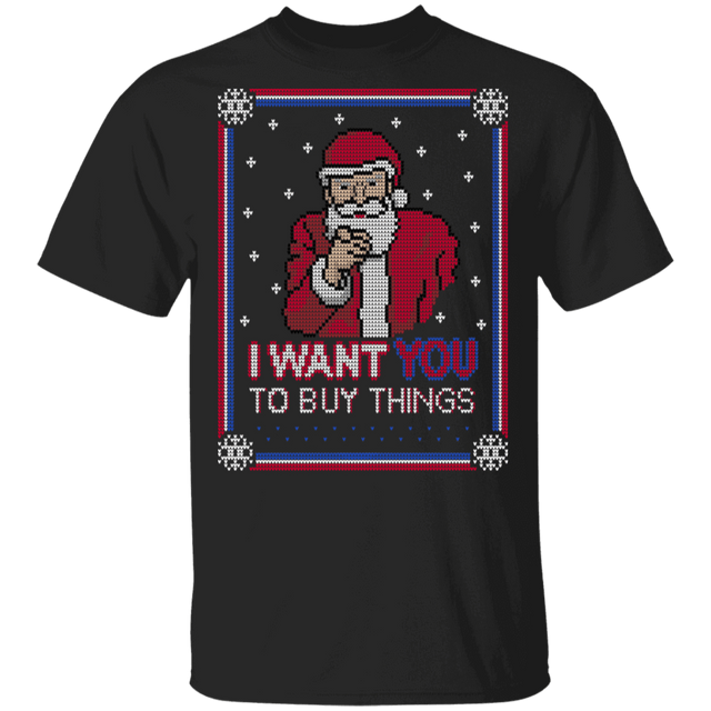 T-Shirts Black / S unclesanta T-Shirt