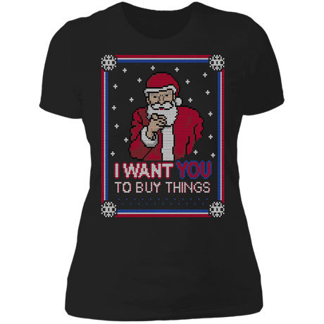 T-Shirts Black / X-Small unclesanta Women's Premium T-Shirt