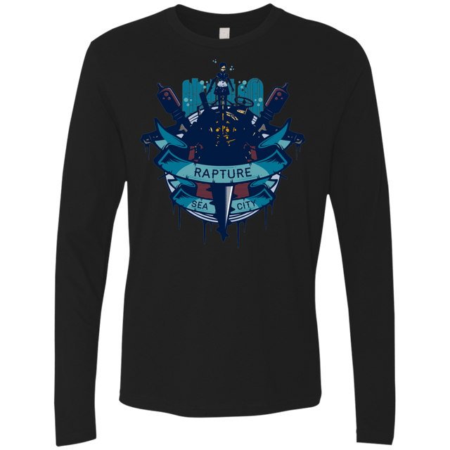 T-Shirts Black / S Under The Sea Men's Premium Long Sleeve