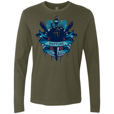 T-Shirts Military Green / S Under The Sea Men's Premium Long Sleeve