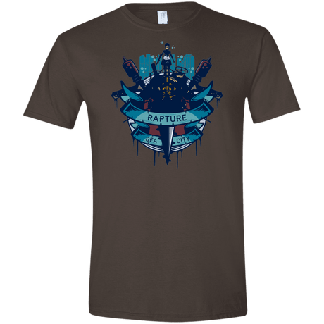 T-Shirts Dark Chocolate / S Under The Sea Men's Semi-Fitted Softstyle