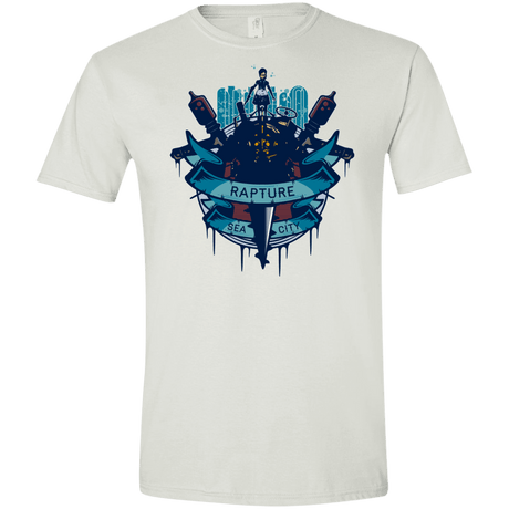 T-Shirts White / X-Small Under The Sea Men's Semi-Fitted Softstyle