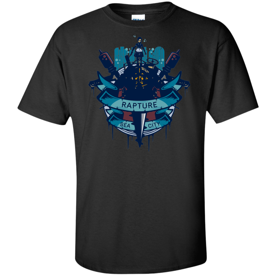 T-Shirts Black / XLT Under The Sea Tall T-Shirt