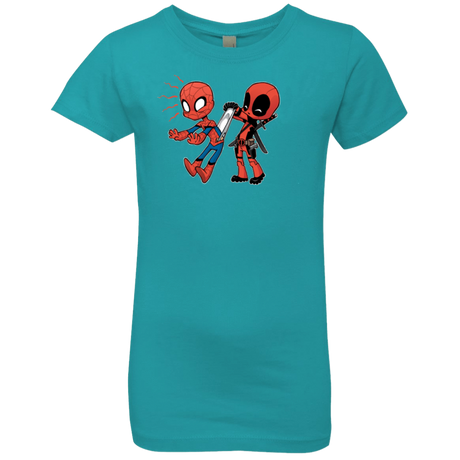 T-Shirts Tahiti Blue / YXS Underoos Girls Premium T-Shirt