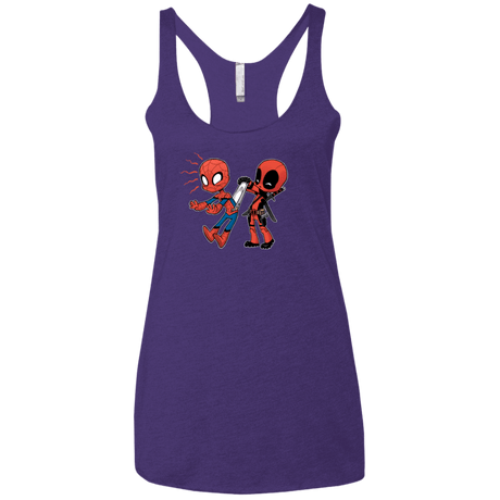 T-Shirts Purple / X-Small Underoos Women's Triblend Racerback Tank