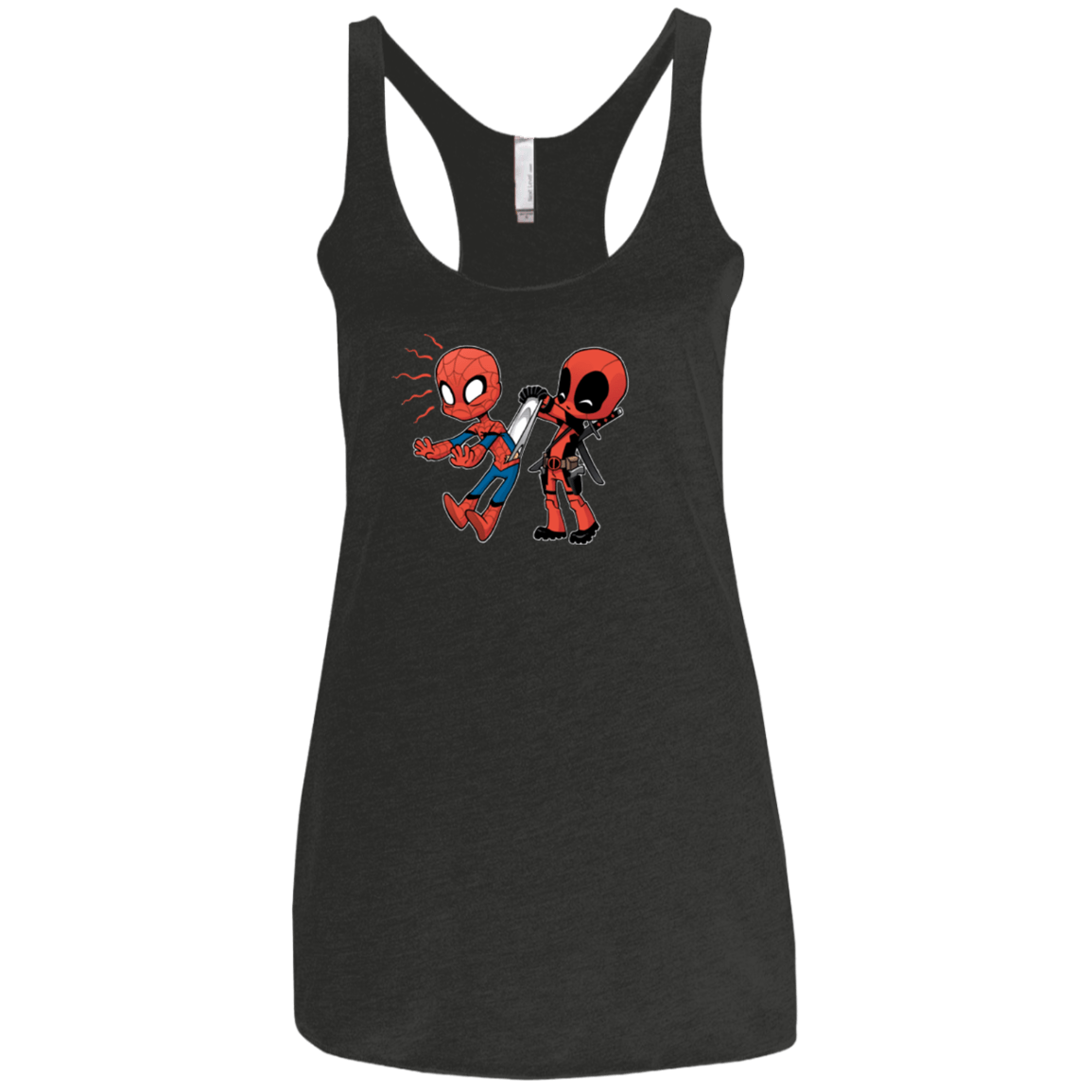 T-Shirts Vintage Black / X-Small Underoos Women's Triblend Racerback Tank