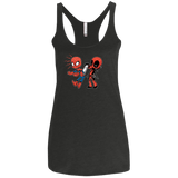 T-Shirts Vintage Black / X-Small Underoos Women's Triblend Racerback Tank