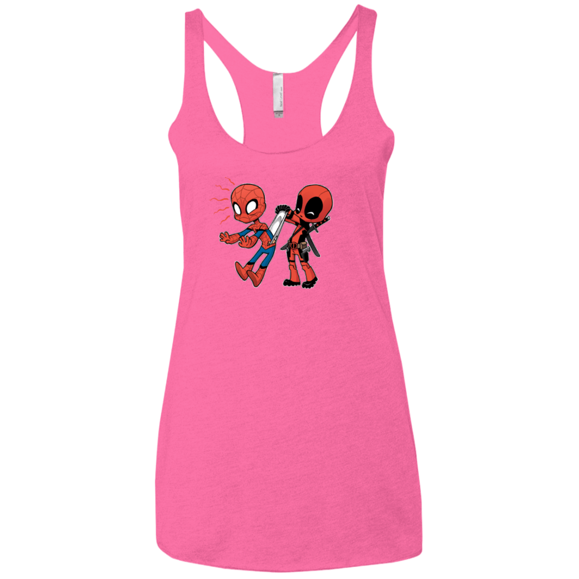 T-Shirts Vintage Pink / X-Small Underoos Women's Triblend Racerback Tank