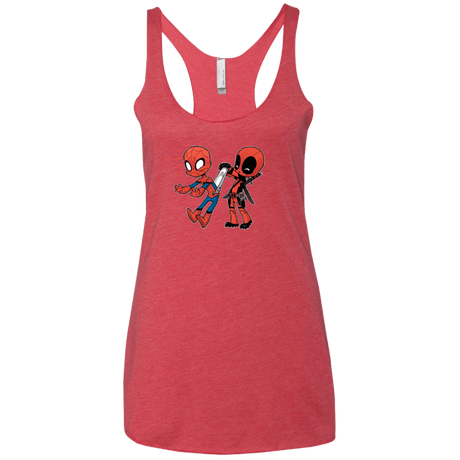 T-Shirts Vintage Red / X-Small Underoos Women's Triblend Racerback Tank